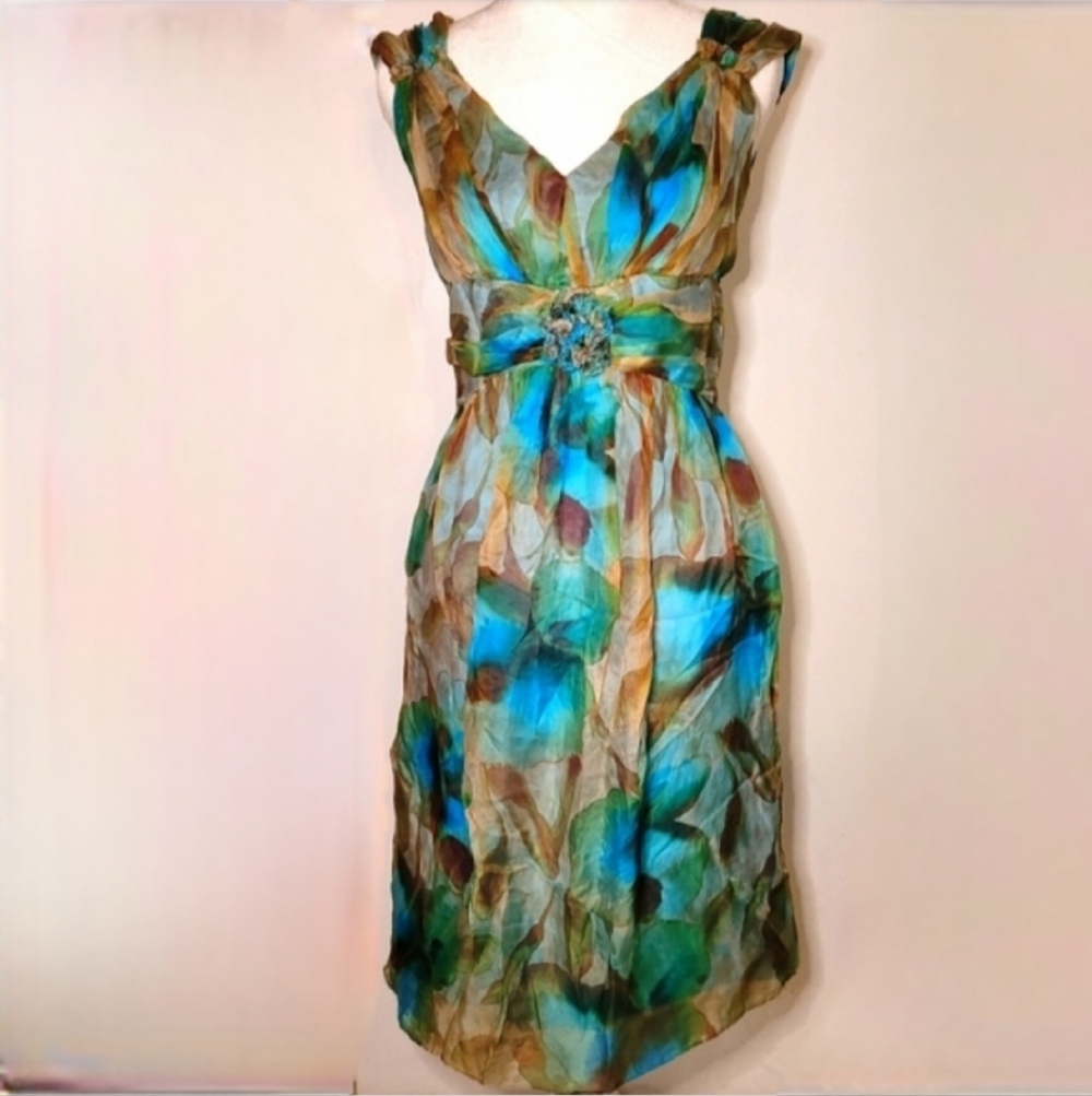 Suzi Chin Silk Dress